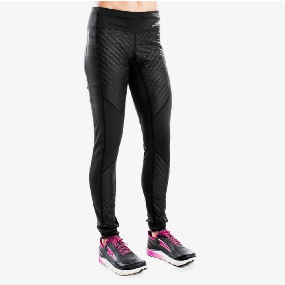 Altra Zoned Heat Black Full Tight Quilted Leggings Pants
